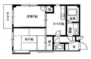 アキネス別府【302号室】の間取り