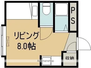 ヴァンベール本通Ⅲ【402号室】の間取り