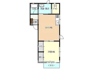 メゾン・ユー【102号室】の間取り