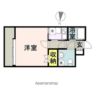 エステートモア警固【8階】の間取り