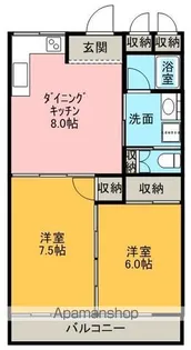 メゾンリヴェール【3階】の間取り