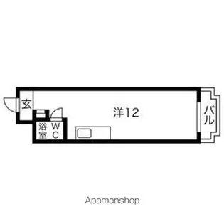 チサンマンション札幌第11【8階】の間取り