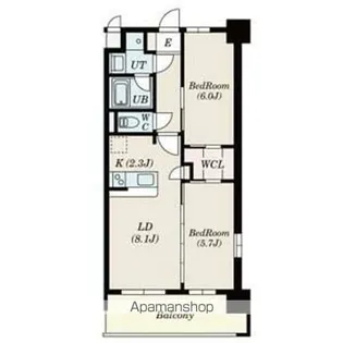 S-RESIDENCE博多駅南afford【5階】の間取り