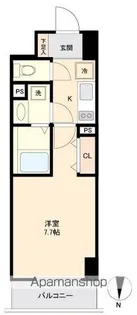 1Kの間取り画像