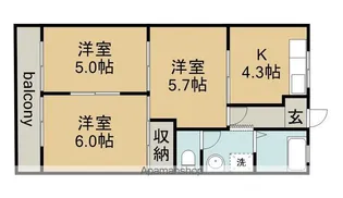 メゾン川口Ⅱ【2階】の間取り