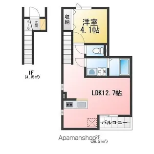 AVANTIA SAGE【2階】の間取り