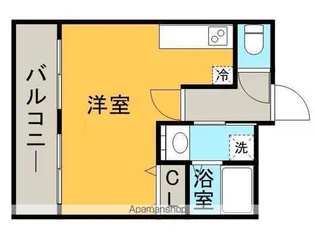 サンヒルズ松風【509号室】の間取り