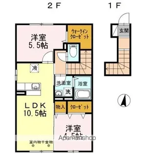 ラコルタ【2階】の間取り