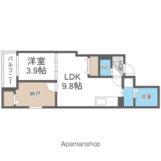 CALME【2階】の間取り