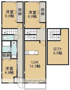 KLEINES HAUS【E号室】の間取り