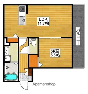 シャーメゾン今池町【102号室】の間取り