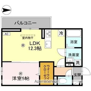 「D-ROOM山上」【2階】の間取り