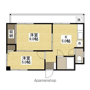 ハイム宮本【202号室】の間取り