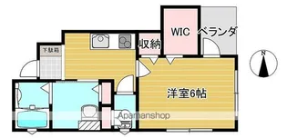 アッセンブル【103号室】の間取り