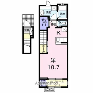 クレアシオン【2階】の間取り