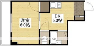 エオス舟入【3階】の間取り