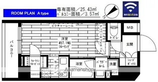グランドコンシェルジュ西巣鴨アジールコート【7階】の間取り