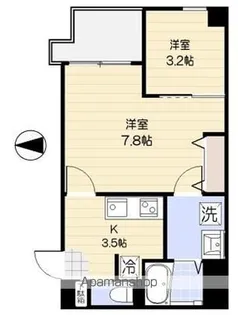 ムジーク北参道【1004号室】の間取り