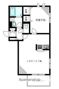 CASA ROSA(カサローザ)【1階】の間取り
