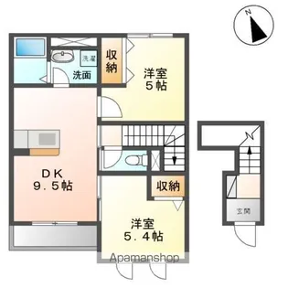 プランドール・アイ【2階】の間取り