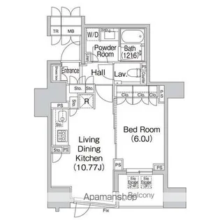 BRILLIA代官山プレステージ【309号室】の間取り