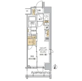 リビオメゾン東池袋【5階】の間取り