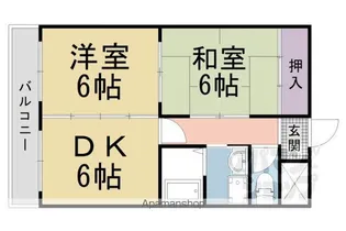 メゾン・ド・シプレ【403号室】の間取り
