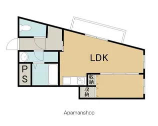 パークコート仲町【501号室】の間取り