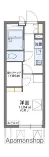 レオパレスサンヒロミ【2階】の間取り