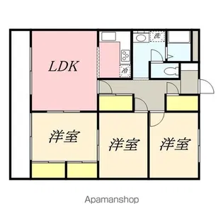 メゾン伏見【213号室】の間取り