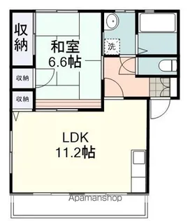 リベルテⅡ A棟【1階】の間取り
