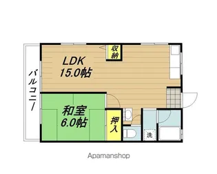 中村ハイツ【2階】の間取り