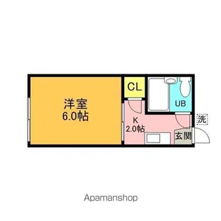 ミモザアネックスD【2階】の間取り