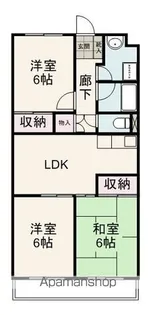 蔵屋敷マンション【2階】の間取り
