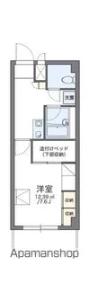 レオパレスHANAGURI【4階】の間取り
