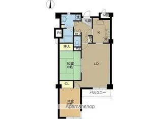 ロイヤルマンション【4階】の間取り