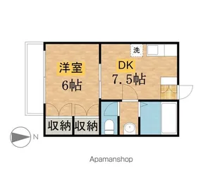 グリーンヒルモリヤ【102号室】の間取り