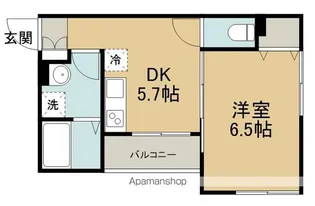 SOLEIL YS【202号室】の間取り