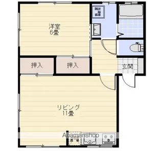 柿沼シティハイツ【B101号室】の間取り