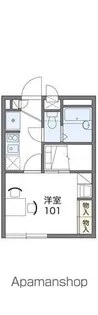 レオパレス香里園【202号室】の間取り