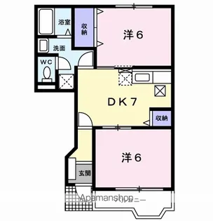 アメニティーハウス白金【1階】の間取り