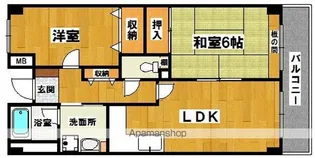 PRIME COURT【503号室】の間取り