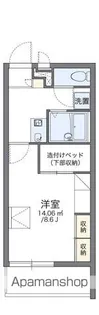 レオパレスベルエポック【1階】の間取り