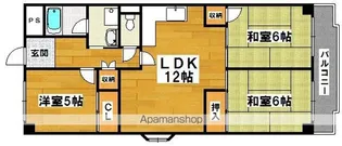 セントポーリア奥田南館【506号室】の間取り