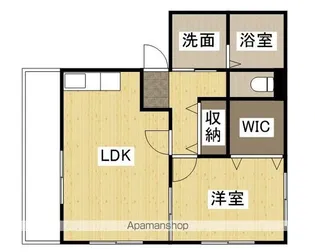 ランチ【102号室】の間取り