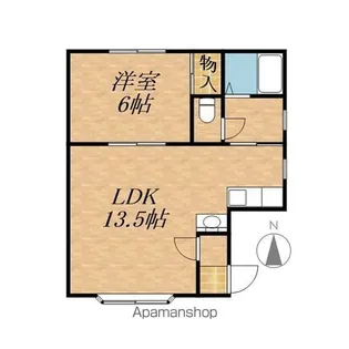 ウイング5【1階】の間取り