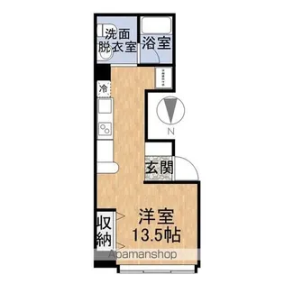 オーシャン8【401号室】の間取り