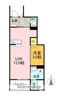 ロジェ ヨシヤマ【1階】の間取り