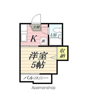 ファミール南林間【2階】の間取り
