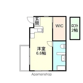 WACK古和田【E-3号室】の間取り